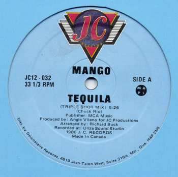 LP Mango: Tequila / Soul Cha Cha / Soul Limbo / Funky Nassau