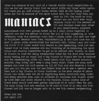 CD Tin Can Army: Maniacs / Tin Can Army