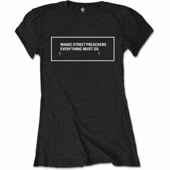 Merch Manic Street Preachers: Donne Maglietta Everything Must Go Monochrome 