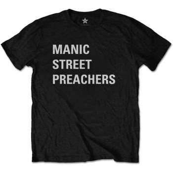 Merch Manic Street Preachers: Maglietta Block Logo Manic Street Preachers 