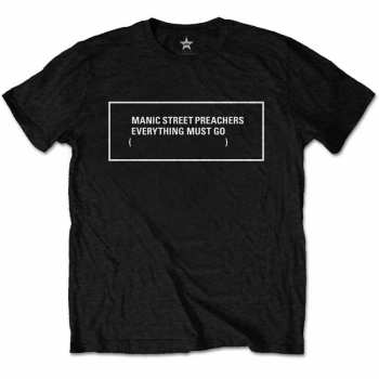 Merch Manic Street Preachers: Maglietta Everything Must Go Monochrome 