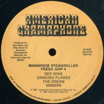 LP Mannheim Steamroller: Fresh Aire 4