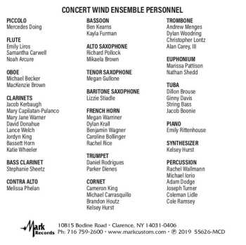 CD Mansfield University Concert Wind Ensemble: Amazing Wond On Symbol