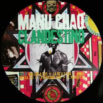 2LP/CD Manu Chao: Clandestino