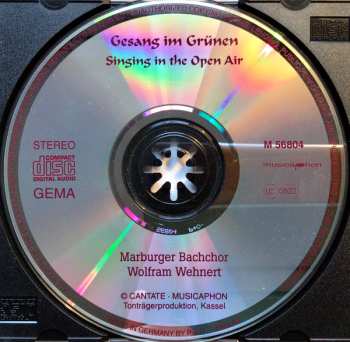 CD Marburger Bachchor: Gesang Im Grünen