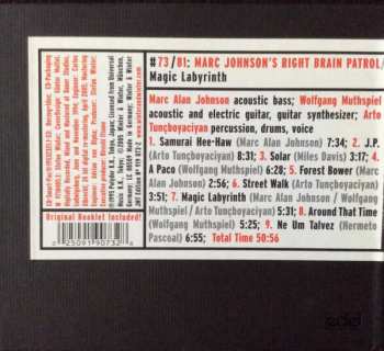 CD Marc Johnson's Right Brain Patrol: Magic Labyrinth