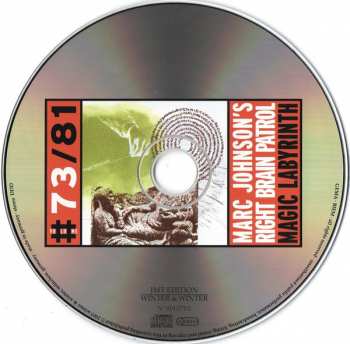 CD Marc Johnson's Right Brain Patrol: Magic Labyrinth