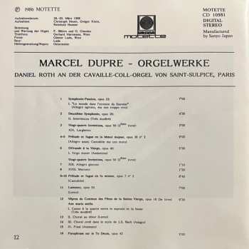 CD Marcel Dupré: Orgelwerke