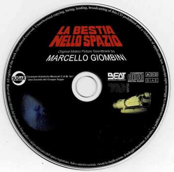 CD Marcello Giombini: La Bestia Nello Spazio (Original Motion Picture Soundtrack) LTD