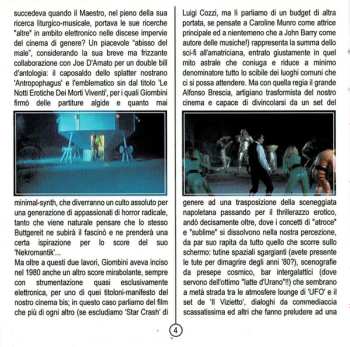 CD Marcello Giombini: La Bestia Nello Spazio (Original Motion Picture Soundtrack) LTD