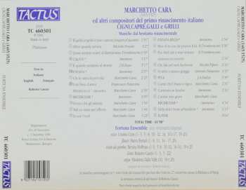 CD Various: Marchetto Cara E Altri Compositori Del Primo Rinascimento Italiano - Cigni Capre Galli E Grilli - Musiche Dal Bestiario Rinascimentale