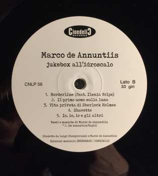 LP Marco De Annuntiis: Jukebox All'Idroscalo