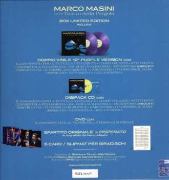 2LP/CD/DVD/Set di cofanetti Marco Masini: Live at Teatro della Pergola 