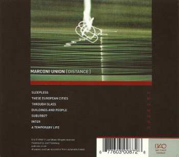 CD Marconi Union: Distance