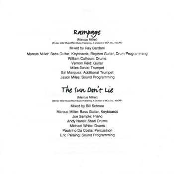 CD Marcus Miller: The Sun Don’t Lie