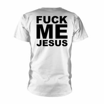 Merce Marduk: Tričko Fuck Me Jesus (white) S