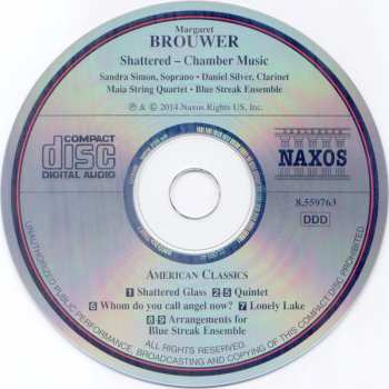 CD Margaret Brouwer: Shattered