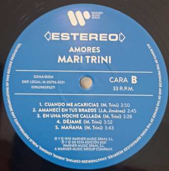 LP/CD Mari Trini: Amores
