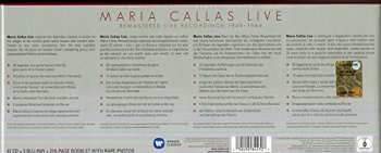42CD/Set di cofanetti/3Blu-ray Maria Callas: Maria Callas Live Remastered Recordings 1949 - 1964