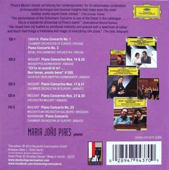 5CD/Set di cofanetti Maria-João Pires: Complete Concerto Recordings On Deutsche Grammophon