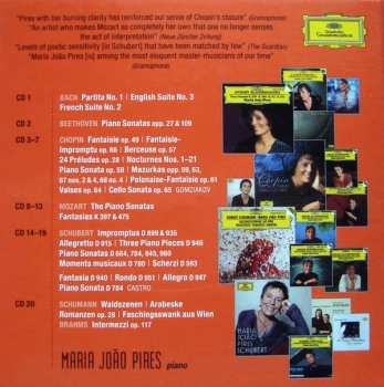 20CD/Set di cofanetti Maria-João Pires: Complete Solo Recordings