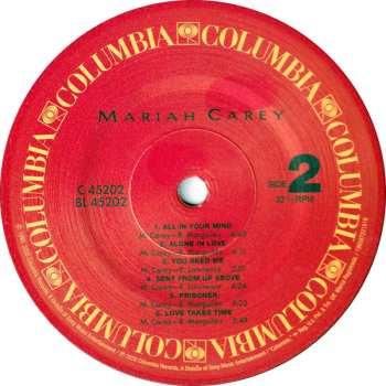 LP Mariah Carey: Mariah Carey CLR | LTD