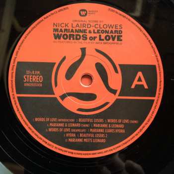 LP Nick Laird-Clowes: Marianne & Leonard  Words Of Love