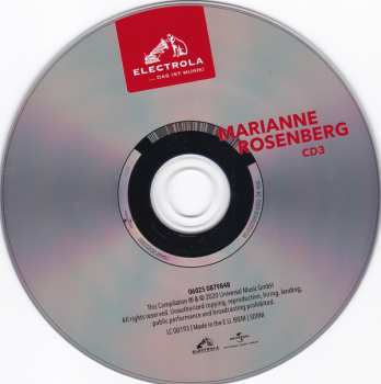 3CD/Set di cofanetti Marianne Rosenberg: Marianne Rosenberg