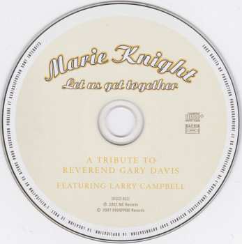CD Marie Knight: Let Us Get Together - A Tribute To Reverend Gary Davis DIGI