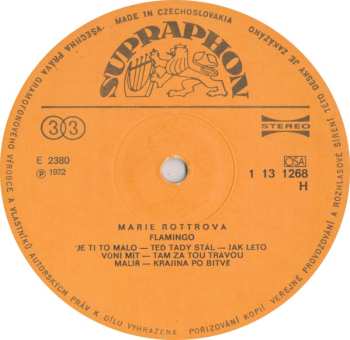 LP Marie Rottrová: Marie Rottrová