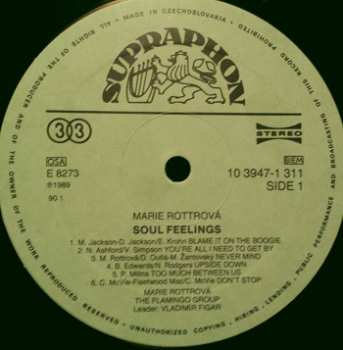 LP Marie Rottrová: Soul Feelings