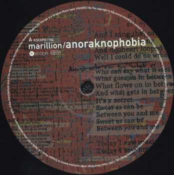 2LP Marillion: Anoraknophobia
