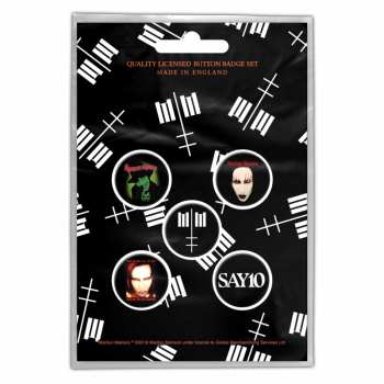 Merch Marilyn Manson: Set Spillette Cross Logo Marilyn Manson 