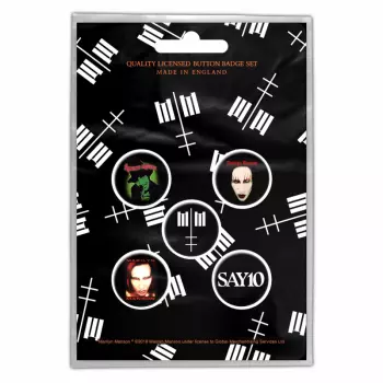 Set Spillette Cross Logo Marilyn Manson 