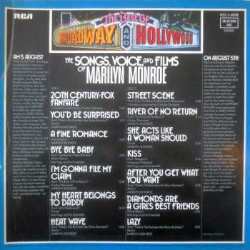 LP Marilyn Monroe: The Voice, Songs, And Films Of Marilyn Monroe