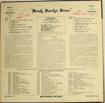 CD Marilyn Moore: Moody