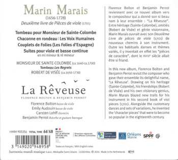 CD Marin Marais: Tombeau Pour Monsieur De Sainte-Colombe