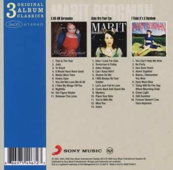 3CD/Set di cofanetti Marit Bergman: 3 Original Album Classics
