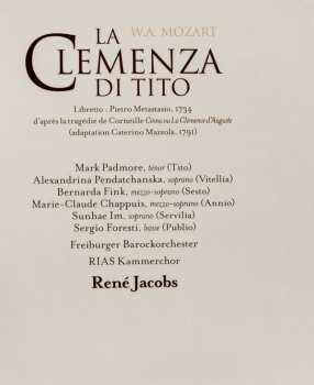 2CD/Set di cofanetti Wolfgang Amadeus Mozart: La Clemenza Di Tito
