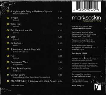 CD Mark Soskin: Homage To Sonny Rollins