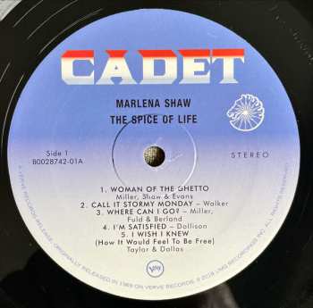 LP Marlena Shaw: The Spice Of Life