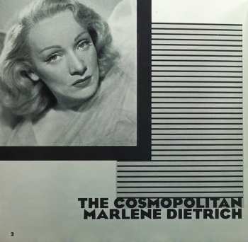 CD Marlene Dietrich: The Cosmopolitan Marlene Dietrich