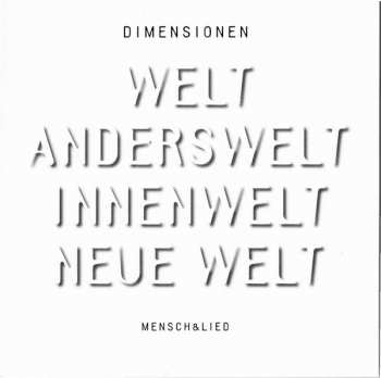 4CD/Set di cofanetti Marlis Petersen: Dimensionen (Mensch&Lied)