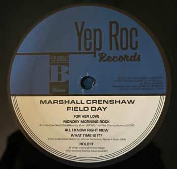 2LP Marshall Crenshaw: Field Day LTD | DLX
