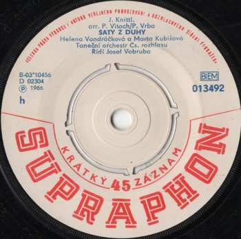 SP Helena Vondráčková: Ještě Ne / Šaty Z Duhy