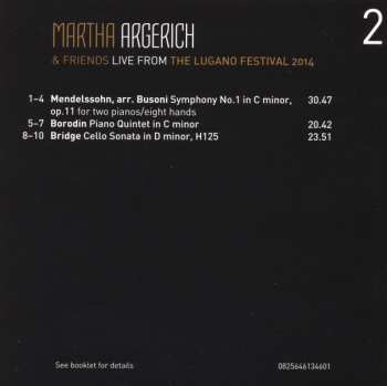 3CD/Set di cofanetti Martha Argerich And Friends: Live From Lugano 2014