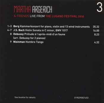 3CD/Set di cofanetti Martha Argerich And Friends: Live From Lugano 2016