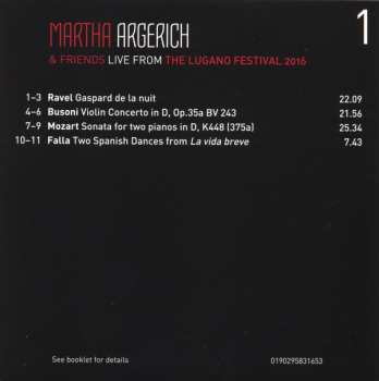 3CD/Set di cofanetti Martha Argerich And Friends: Live From Lugano 2016