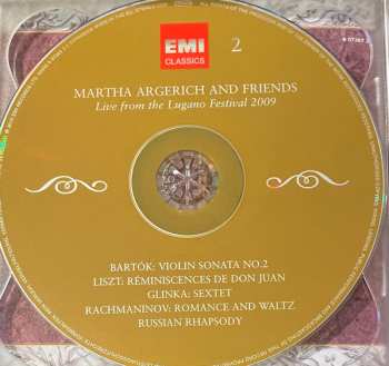 3CD Martha Argerich And Friends: Live From The Lugano Festival 2009