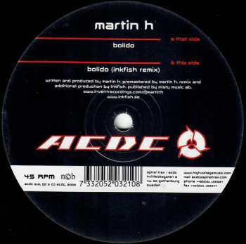 Album Martin H: Bolido